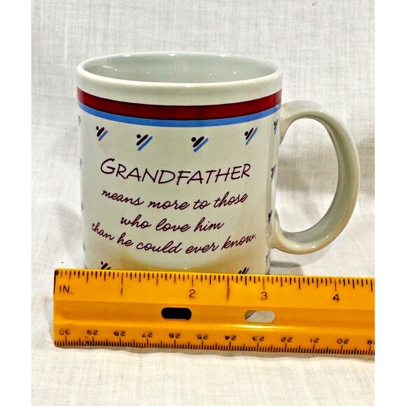 HALLMARK CARDS Vintage 1986 Grandfather Coffee Mug/Tea Cup 12 oz. - Sentimental - Picture 4 of 6